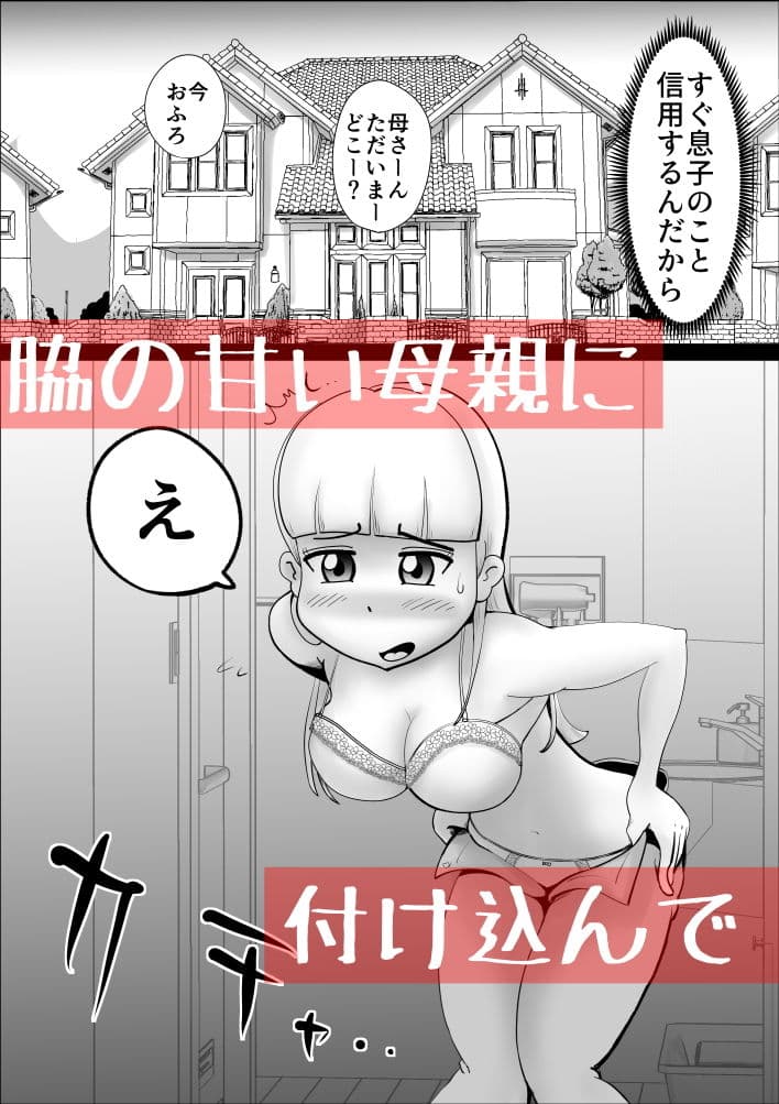 母さんがなんだかんだ言って息子の性処理につきあってくれた話 サンプル 1