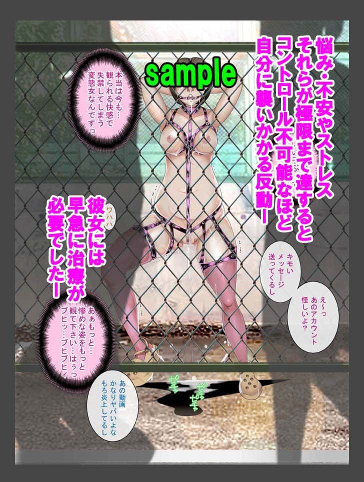 露出調教ファイル メス豚みぃちゃんSNS単独生配信 後編 サンプル 2