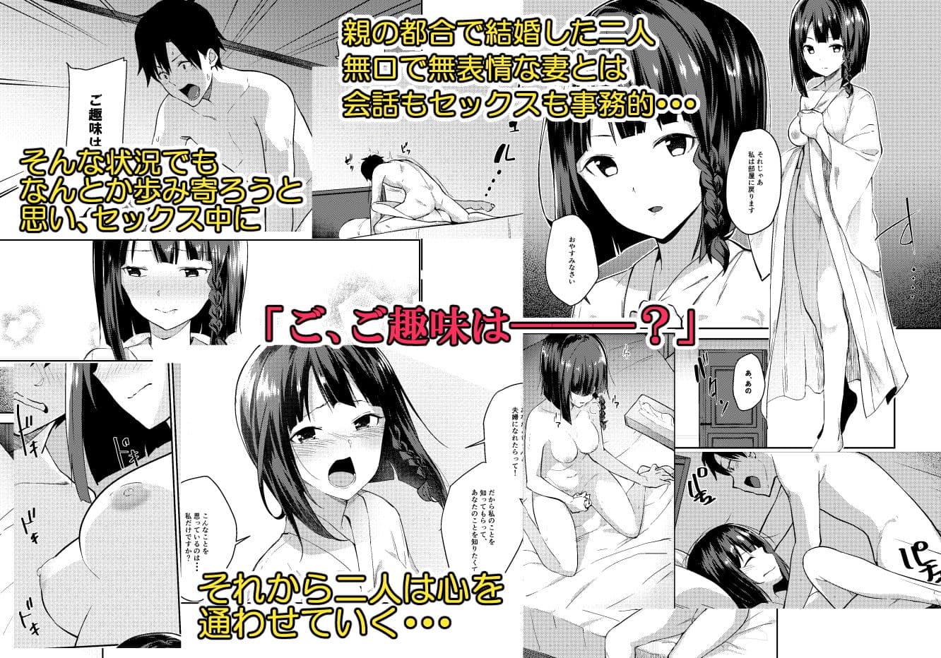 無口で無表情な妻とベッドの上でお見合いをやり直す話 サンプル 1