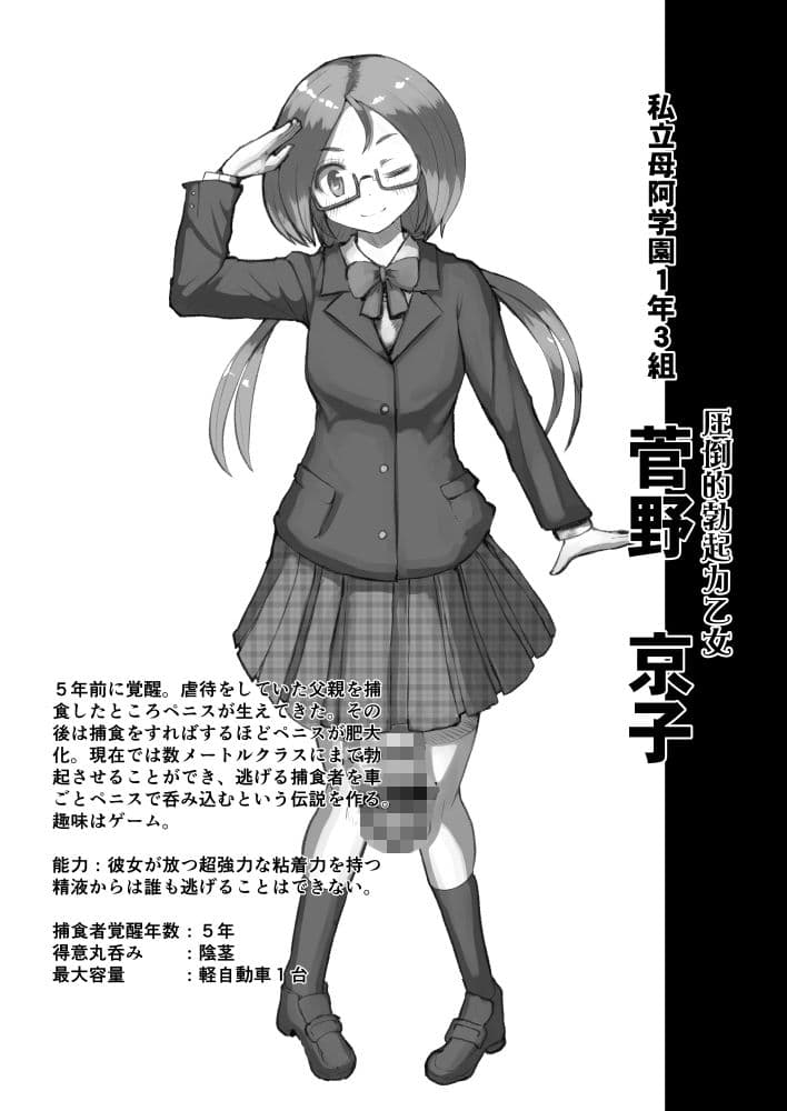 私立母阿学園覚醒者名簿 サンプル 1