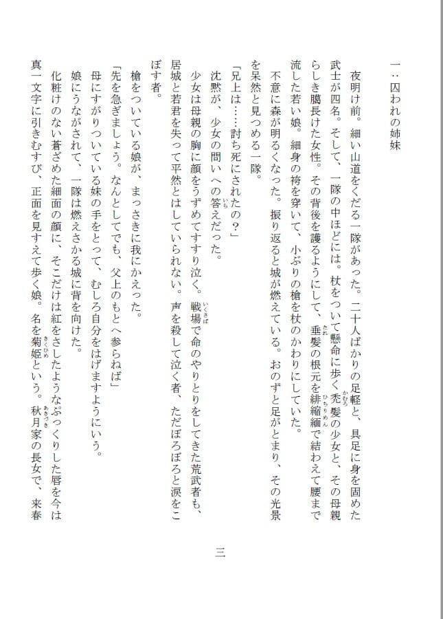 槍姫千本突き サンプル 2