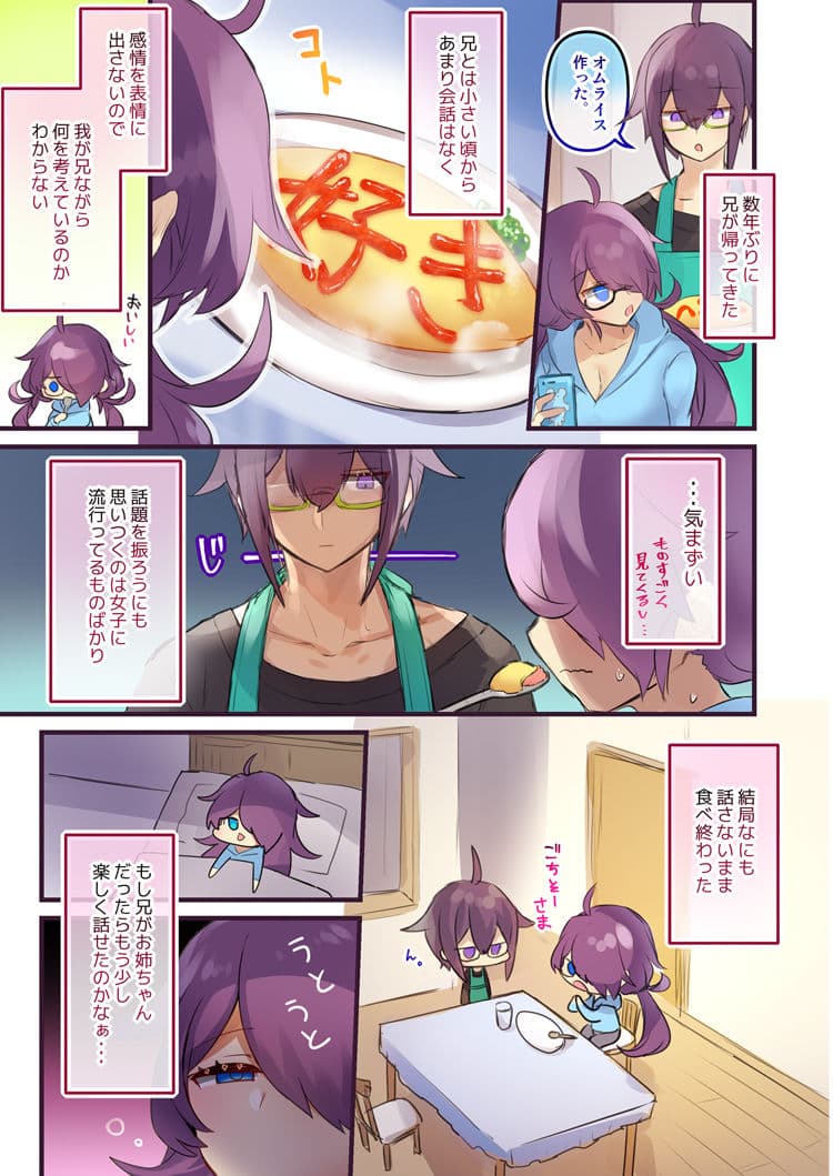 性別が逆転して兄にパイズリされました。 サンプル 2
