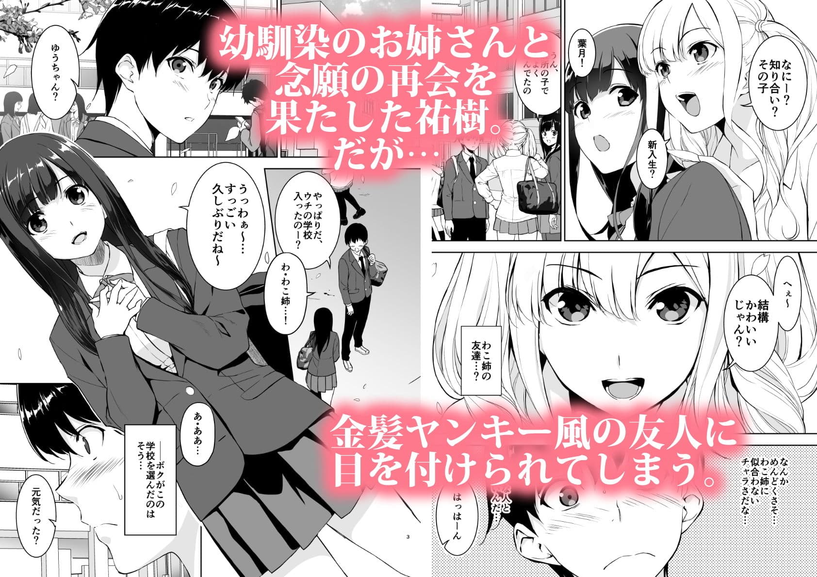 清楚な姉が好きなのに、ビッチとセックスしてる俺 サンプル 1