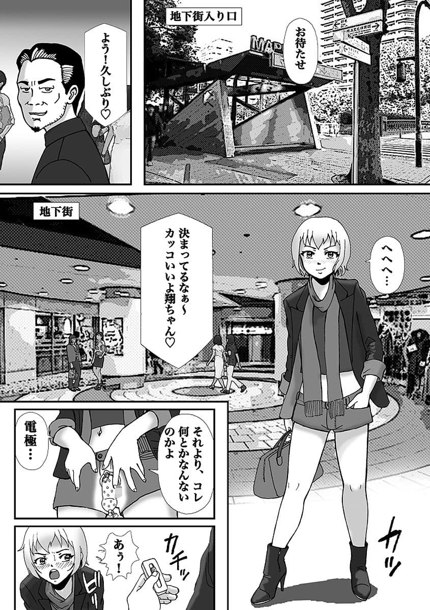 こんなふうにマゾにされていくのね。ニューハーフ娼婦露出調教旅行 サンプル 6