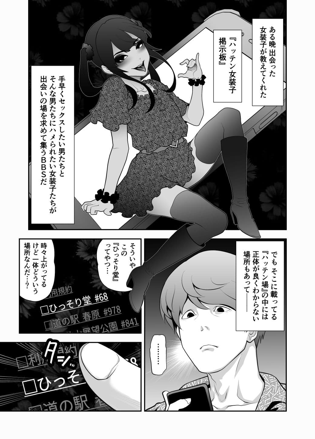 女装子ハッテン系 ≪ ひっそり堂 篇 ≫ サンプル 1