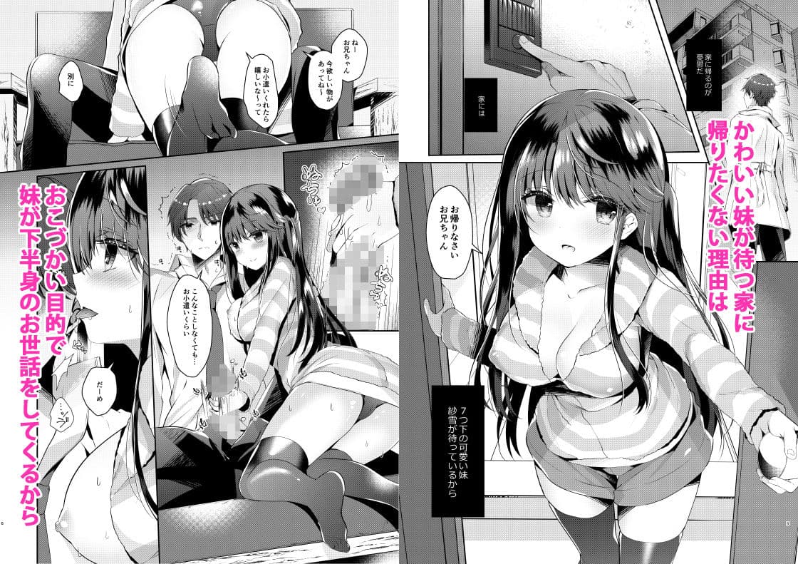 ビッチな小悪魔紗雪ちゃん お兄ちゃんに兄活中 サンプル 1