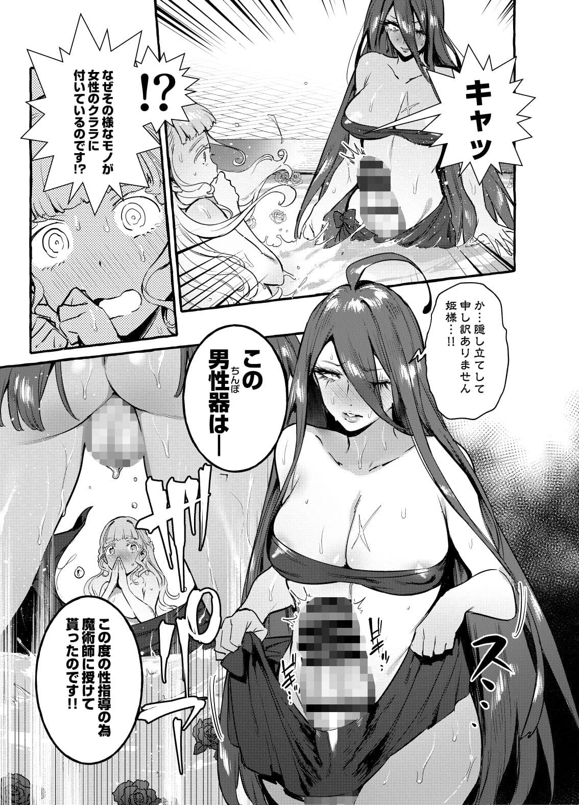 おちんぽ女騎士と処女姫 サンプル 6