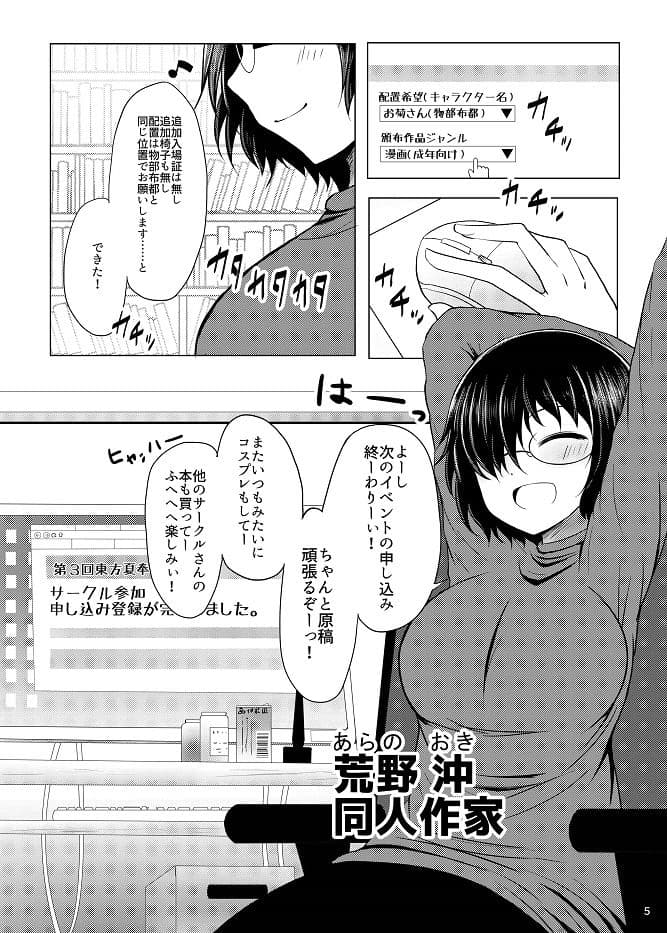 東方同人作家の恋人といちゃらぶコスプレHする本 サンプル 1