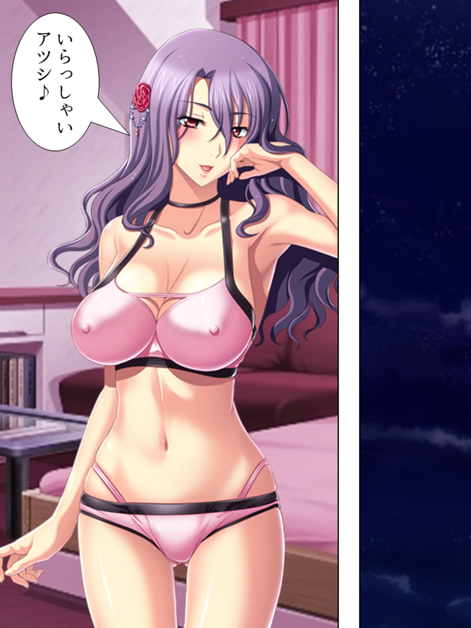 隣の部屋から聞える喘ぎ声に奮い立つM男 上 サンプル 3