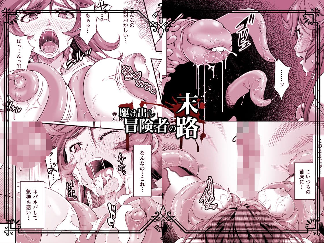 駆け出し冒険者の末路2【触手の住まう洞窟】ビキニアーマー女戦士 サンプル 3