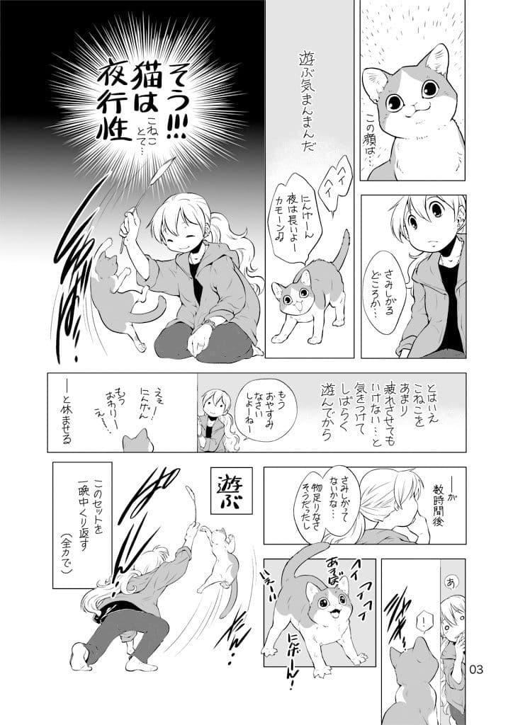 ねこと暮らすにんげん サンプル 3
