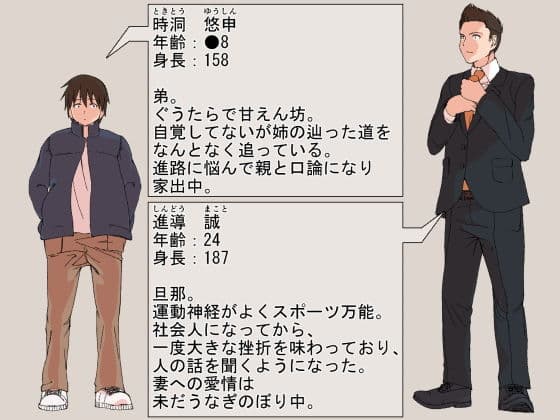 【実弟に寝取られ】 童貞を殺す服を着せられた おっとり若妻が実弟に土下座告白され 断りきれずに… サンプル 8