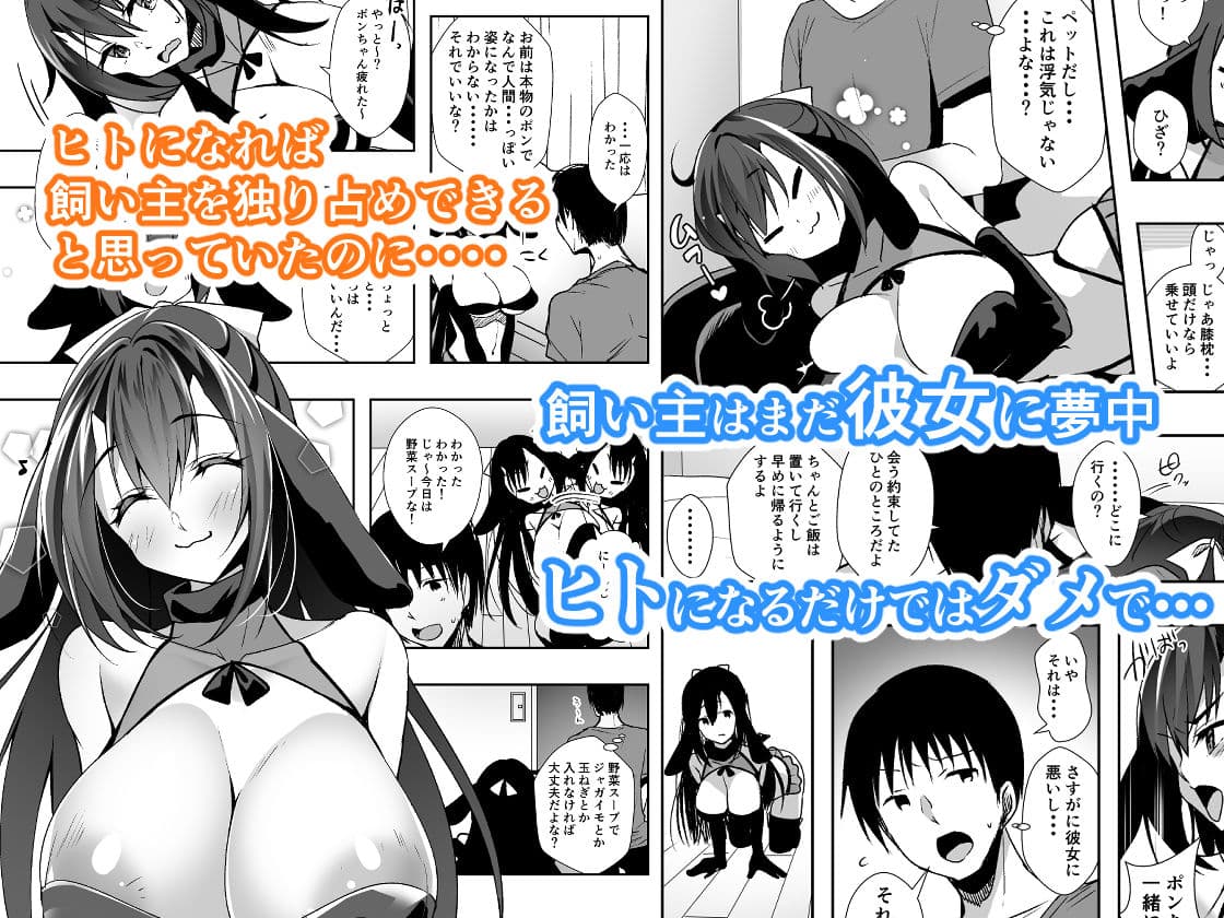 彼女が出来たらペットが病んでサキュバスになった話 サンプル 2