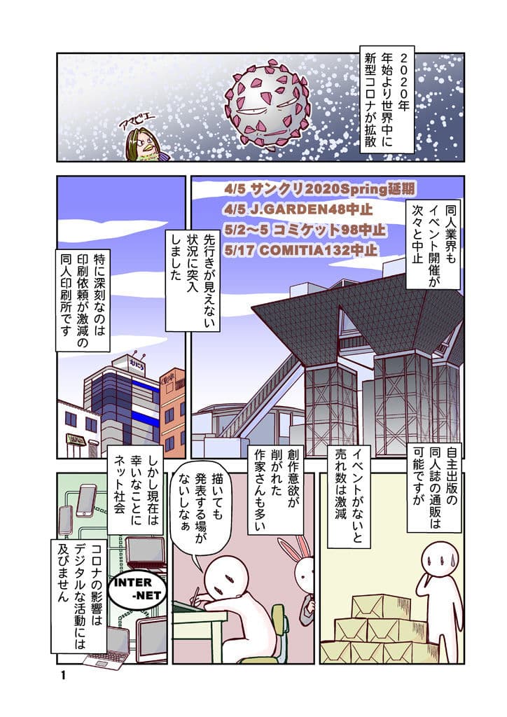 創作同人電子書籍のススメ 2020年コロナにめげない電子配信11ストア サンプル 2