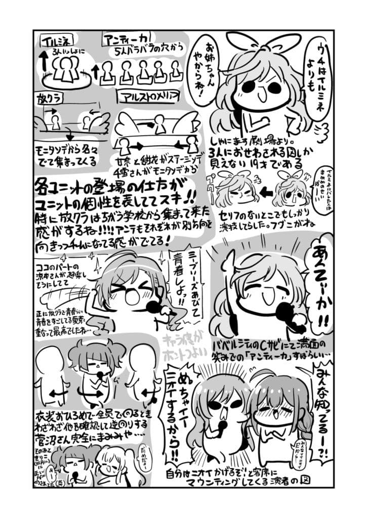 シャニマスライブレポート 1stLIVE サンプル 2