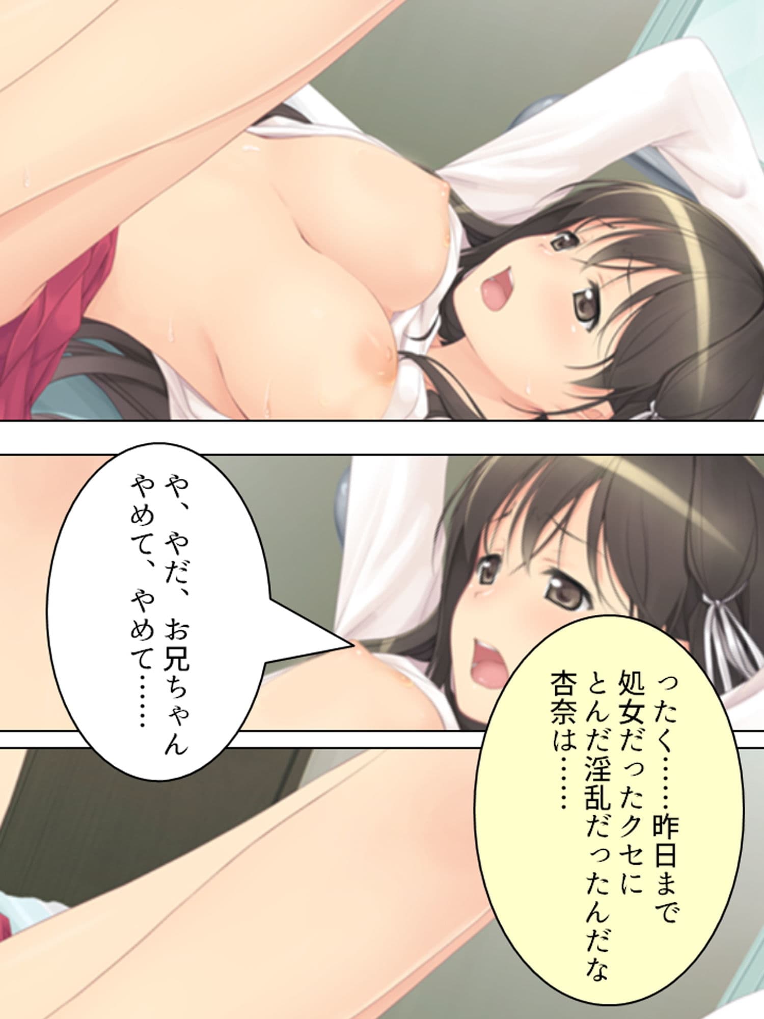 両親の留守中、ニートの兄に犯●れ続ける…… サンプル 6