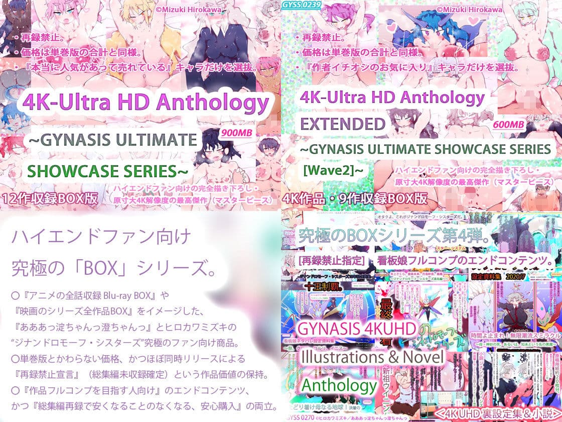 GYNASIS 4KUHD Illustrations ＆ Novel Anthology サンプル 2