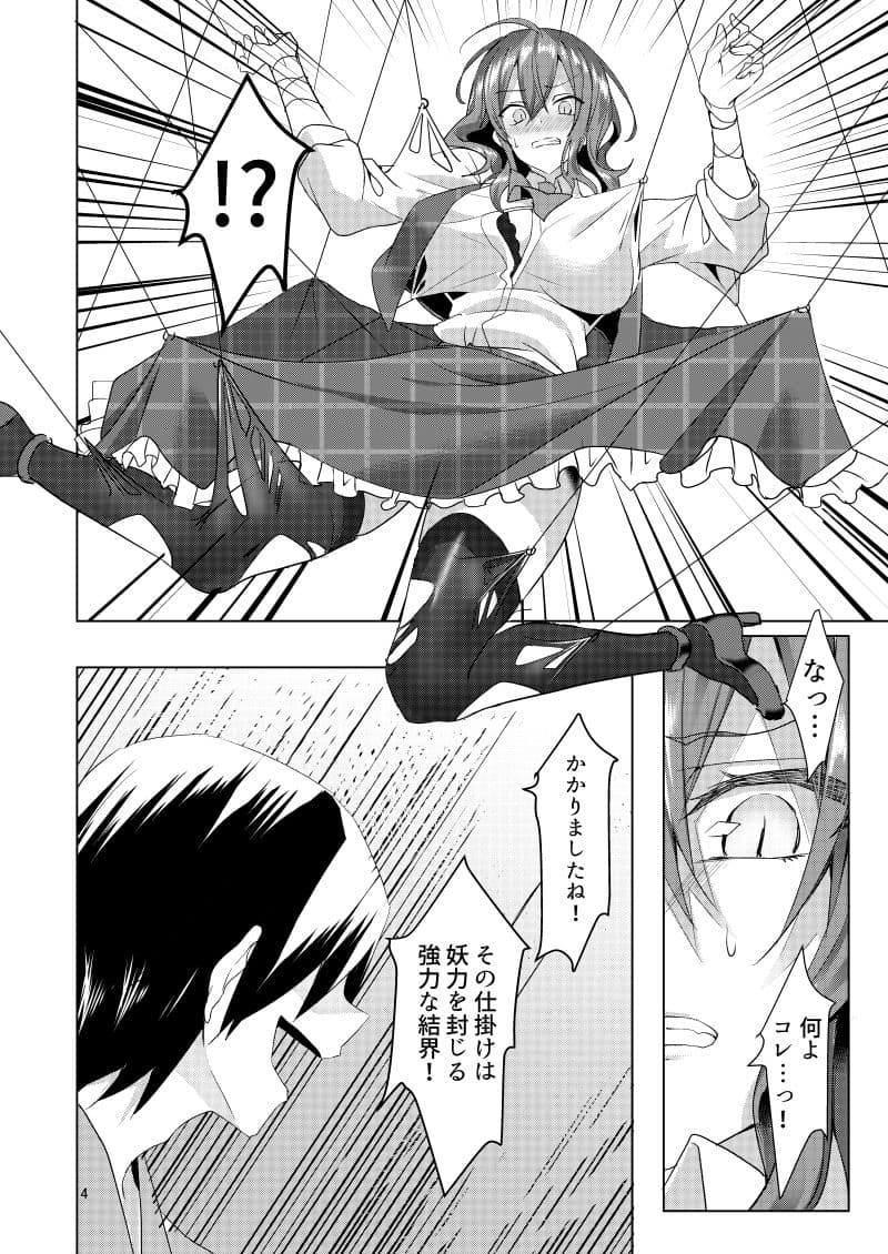 風見幽香 on the ワイヤートラップ サンプル 2
