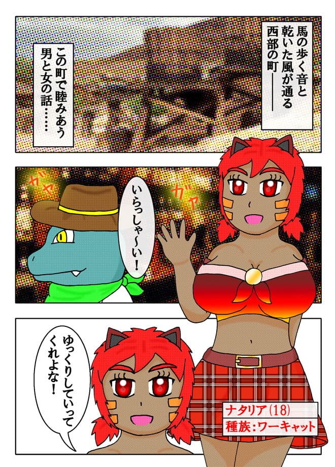 西部の夜の宴I サンプル 1