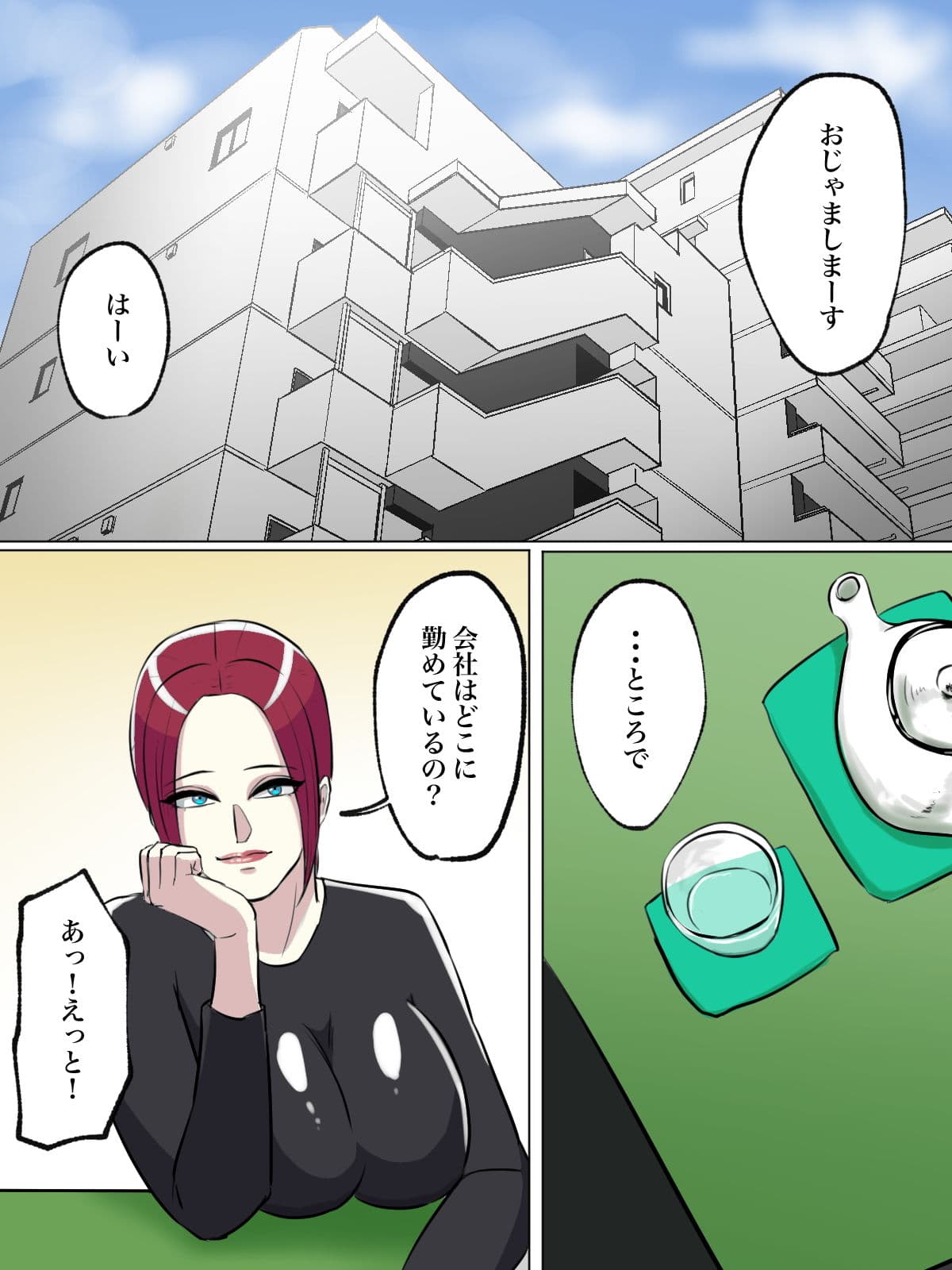 【フルカラー版】友達の母親がトイレ中なら侵入するしかない! サンプル 4