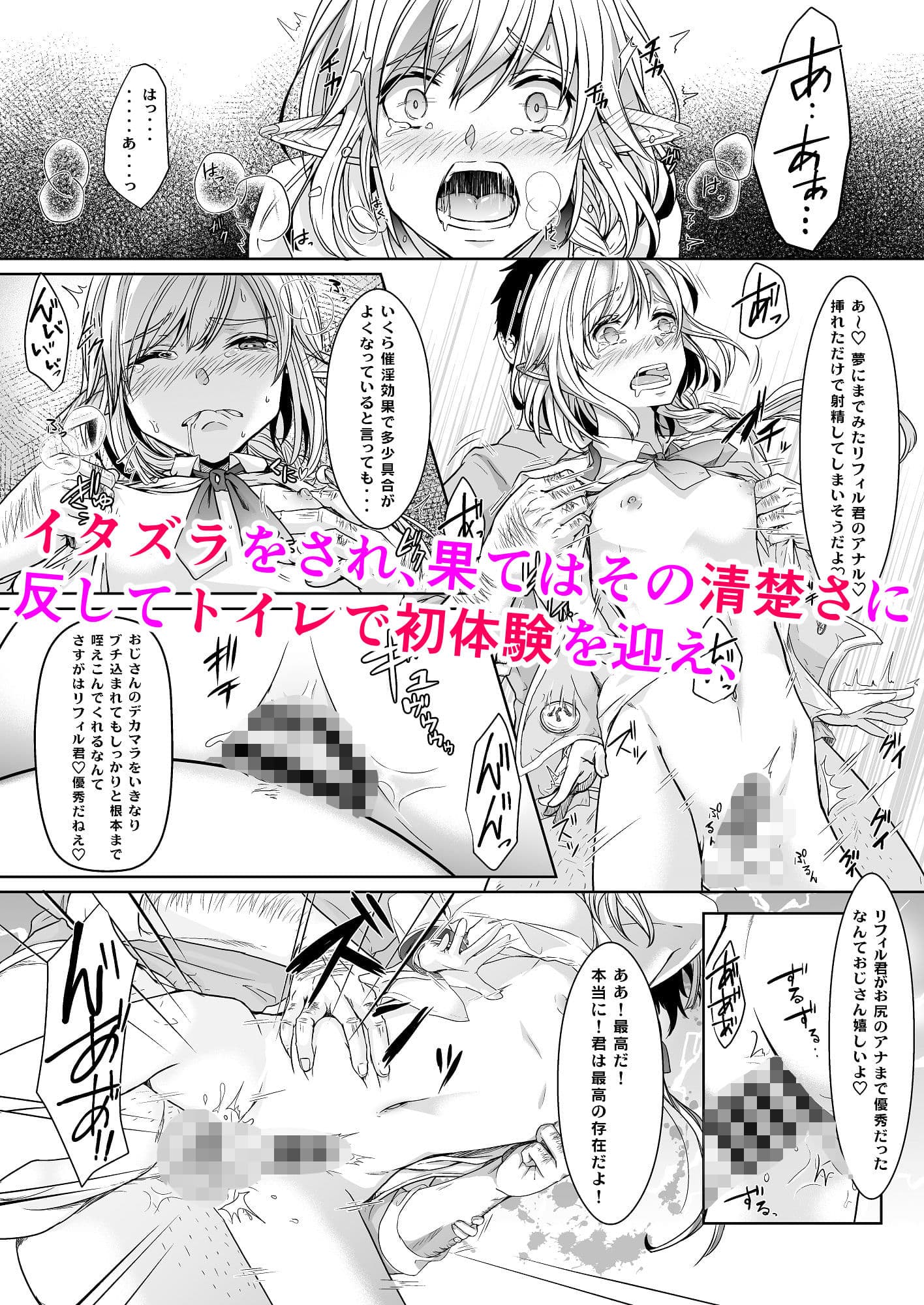 憧れのエルフ少年が弱っていたので治療ついでにメス堕ちさせたい サンプル 3