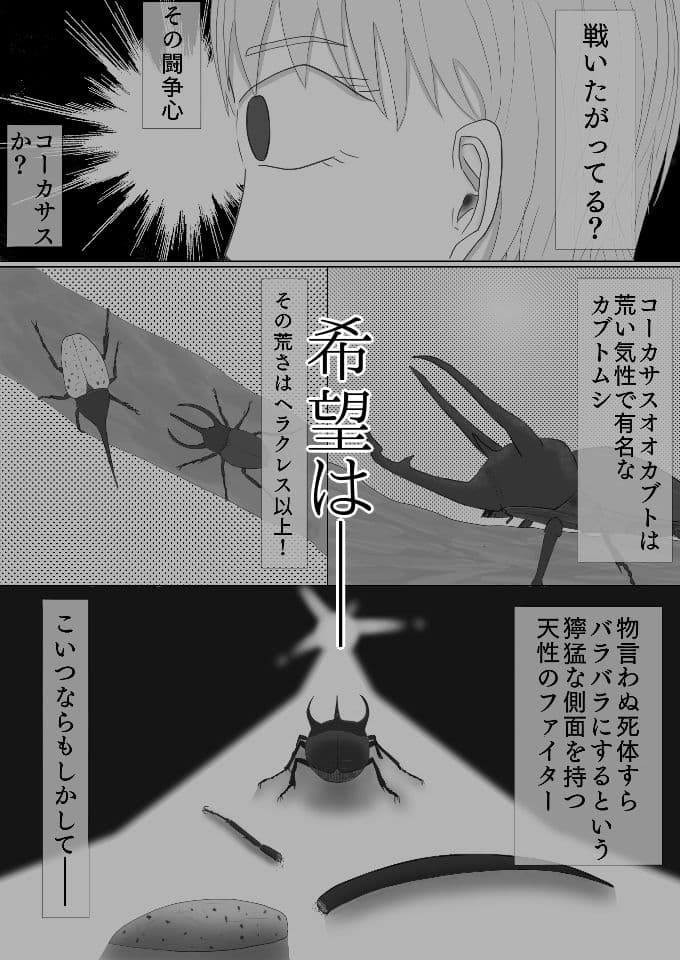 大事に育てたカブトムシを彼女に踏み潰されるお話 サンプル 4