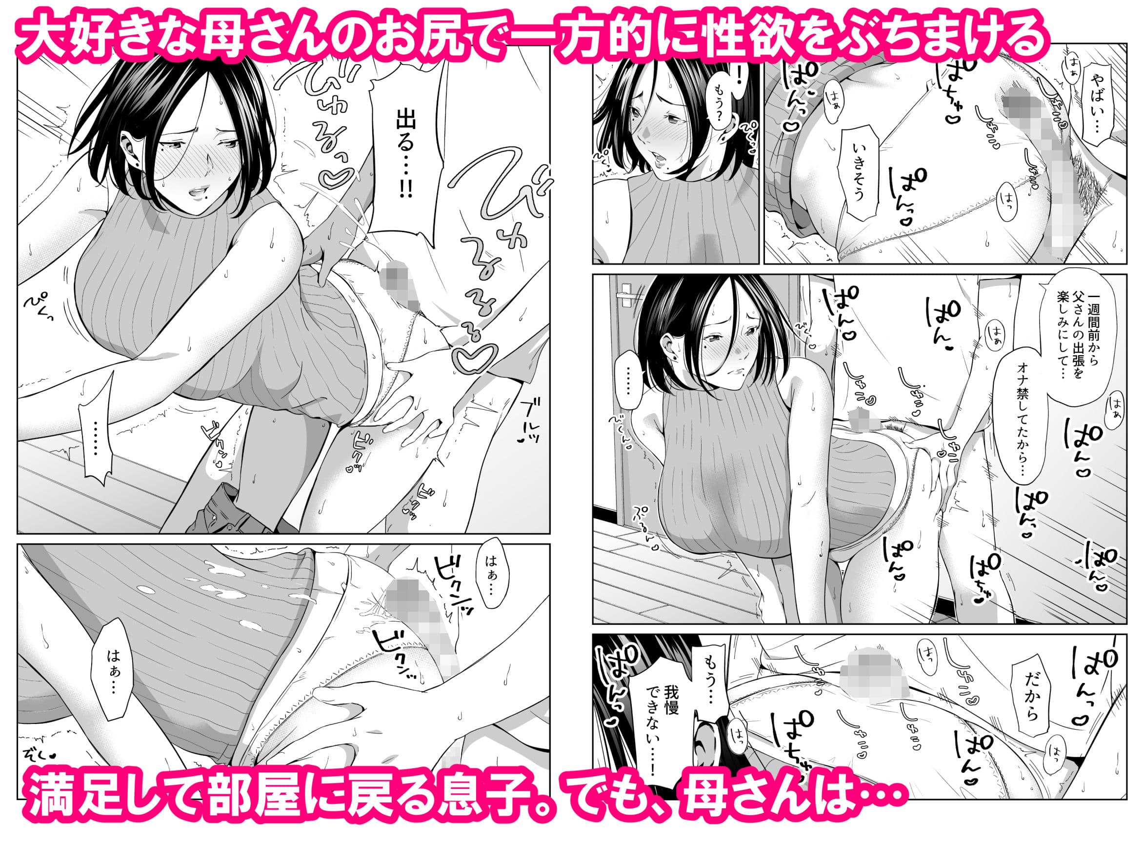 僕の大好きな母さんと思う存分セックスできる日 サンプル 2