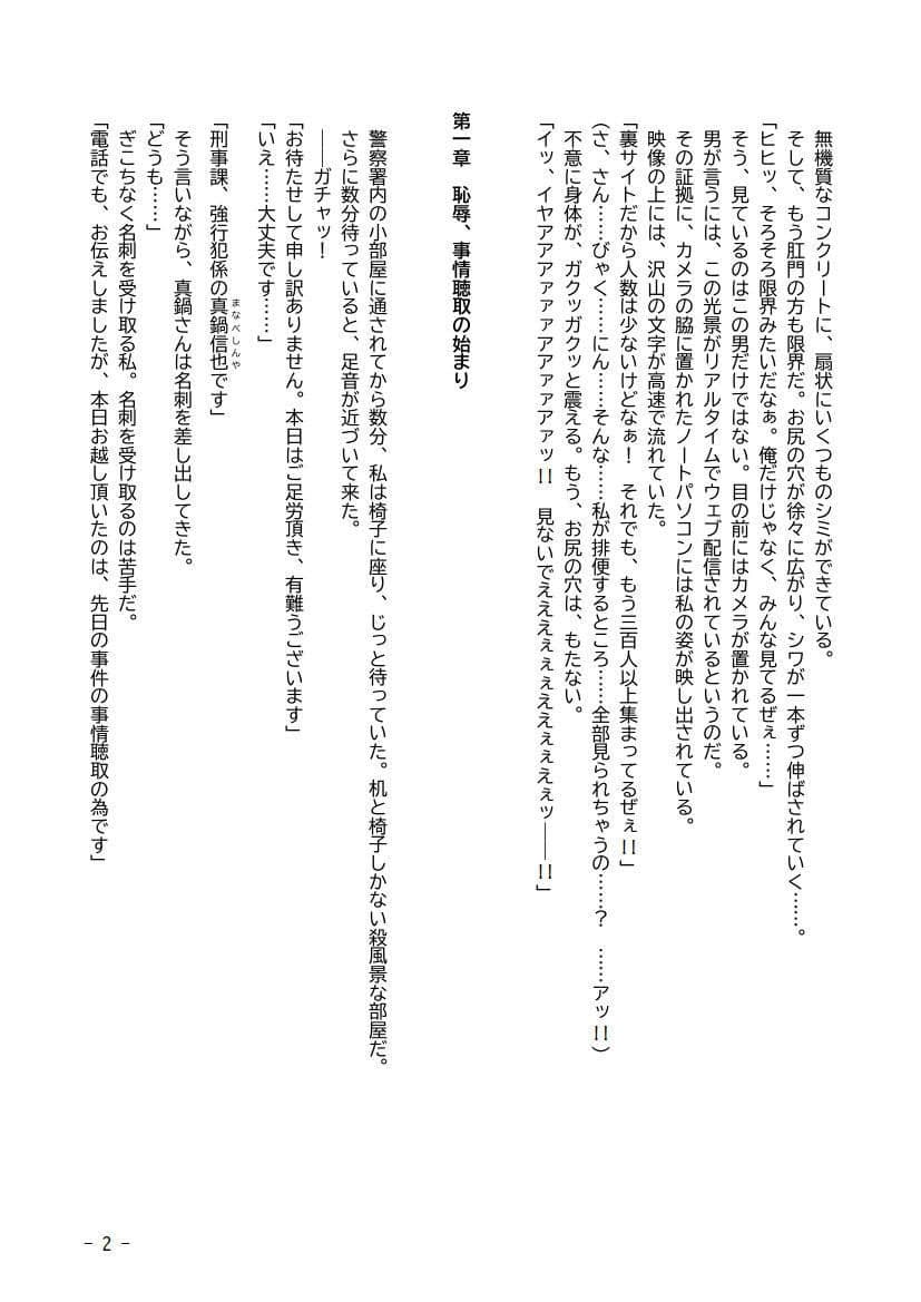 性犯罪調書 汚された女性たち 〜コンプリートセット〜 サンプル 2