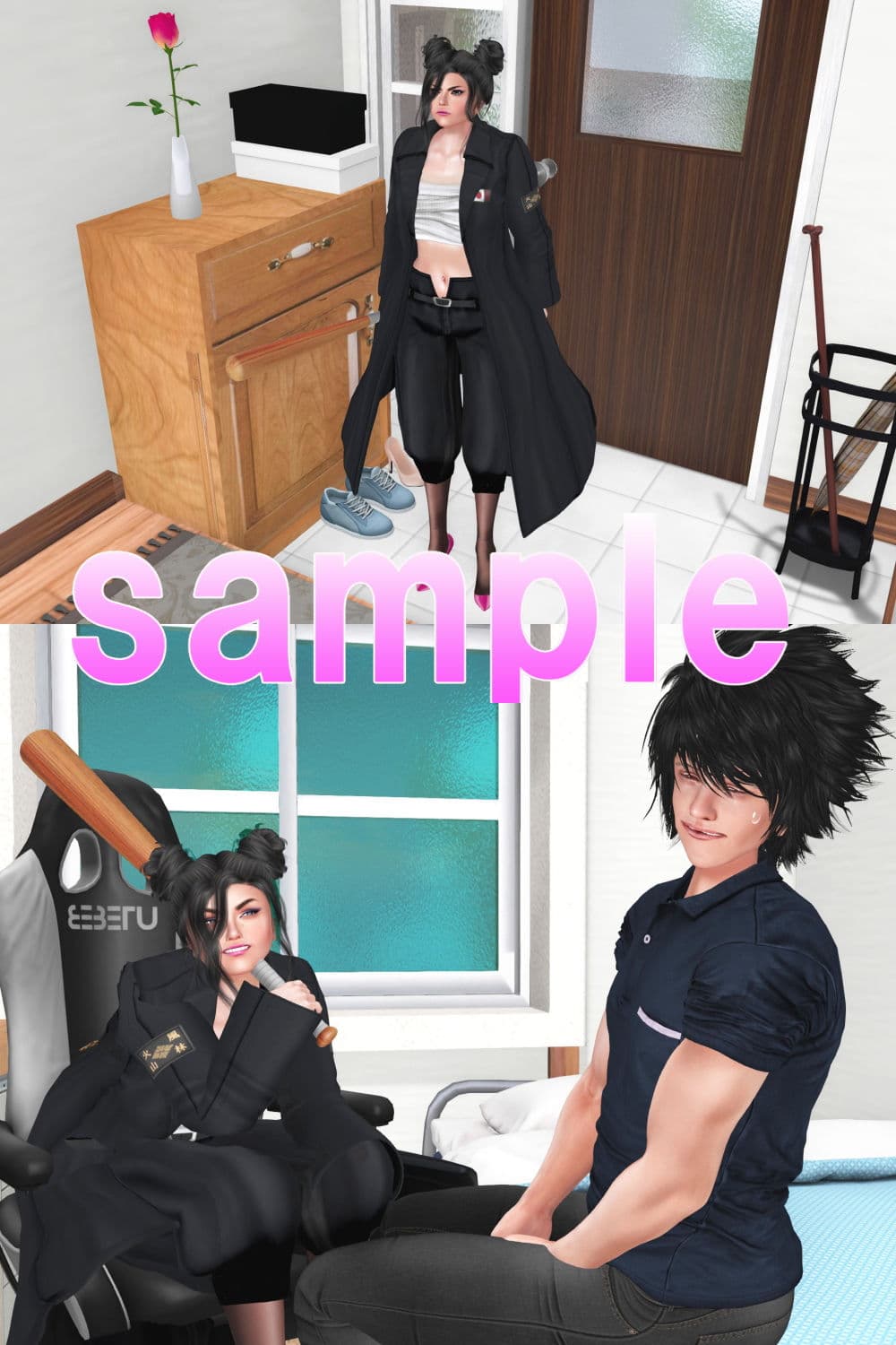 レディース総長はド淫乱だった！ サンプル 2