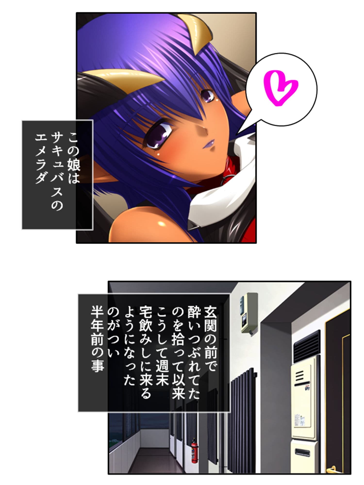 サキュバスと宅飲みしたら理性も身体も溶かされて サンプル 1