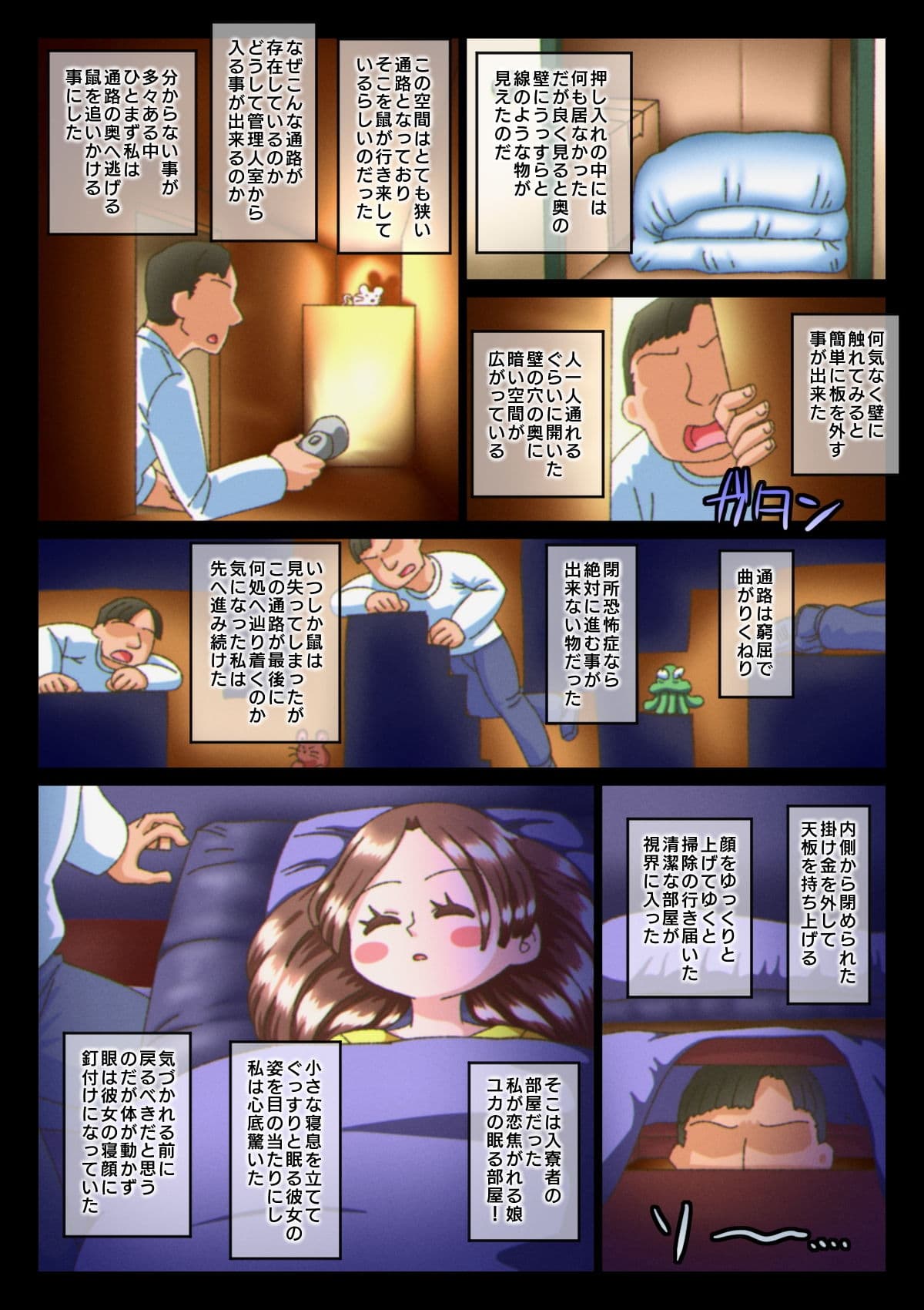 寝息につながる秘密の抜け道 サンプル 2
