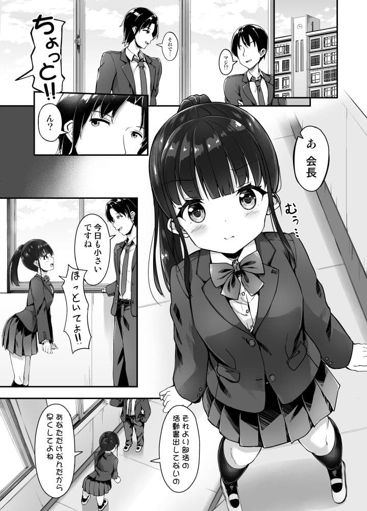 生徒会長の秘密を知ったので協力してもらった サンプル 3