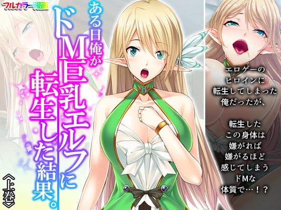 ある日俺がドM巨乳エルフに転生した結果。 上巻