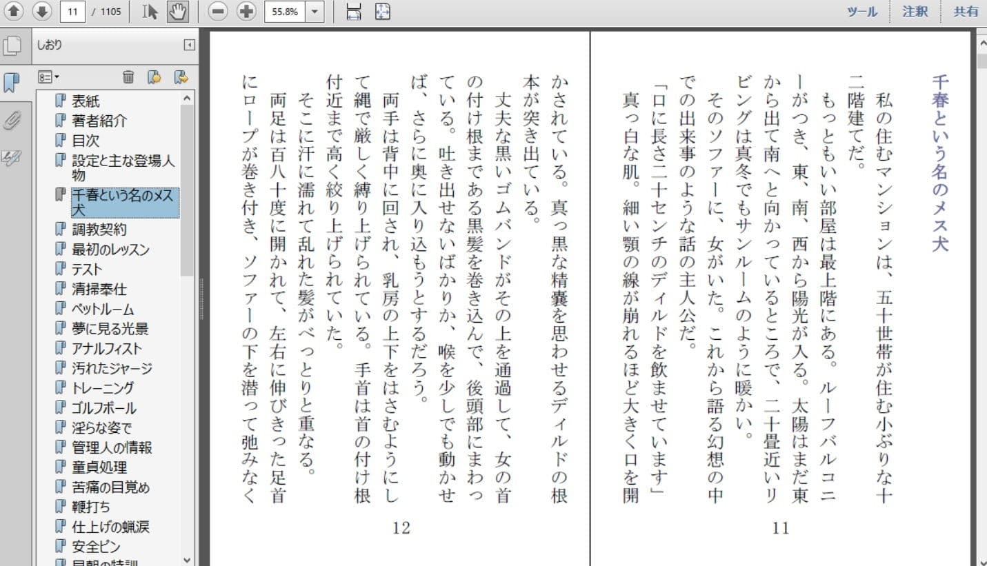 共用淫虐妻・千春 サンプル 1