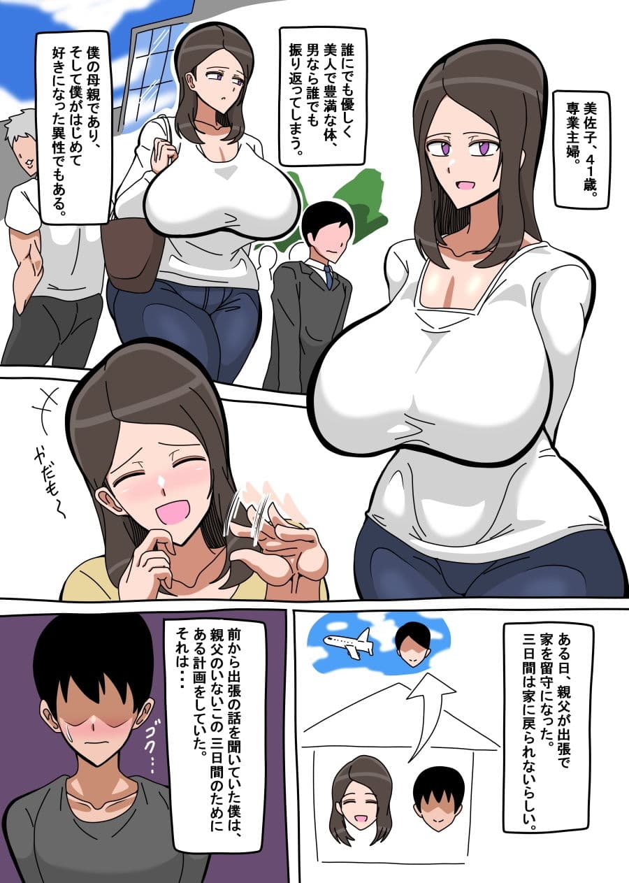お母さん公認母子セックス サンプル 1