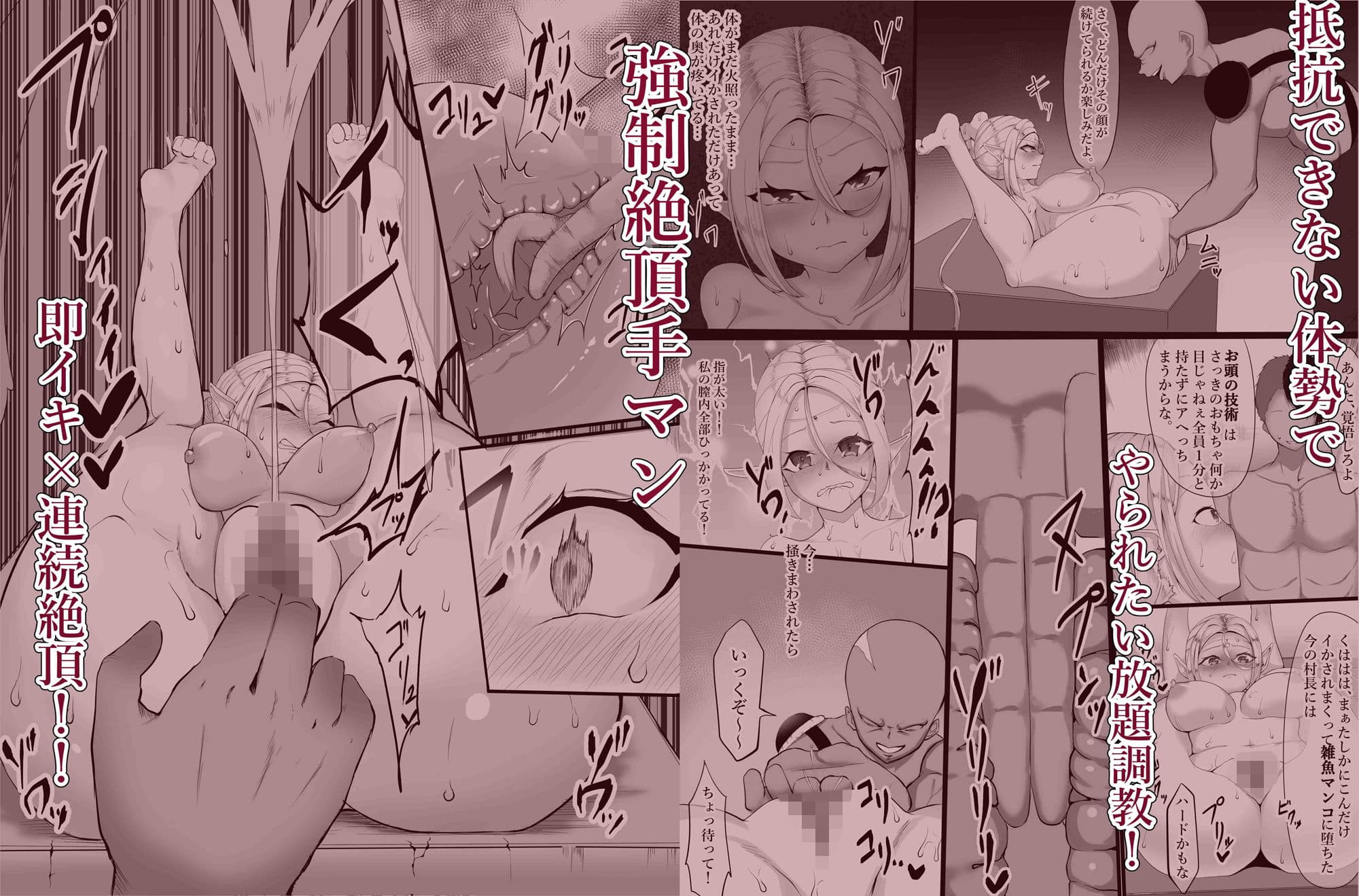 エルフ底辺奴●へと堕ちる〜調教編 サンプル 4