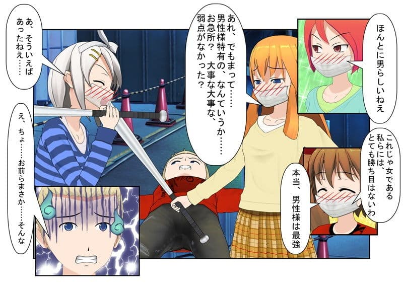 『ギャルヤン！』「金責めイベントへようこそ！」拉致レ〇プをたくらんだヤンキーをギャルたちが逆に拉致って報いの玉責め！ 【一物切断】【去勢】 サンプル 4