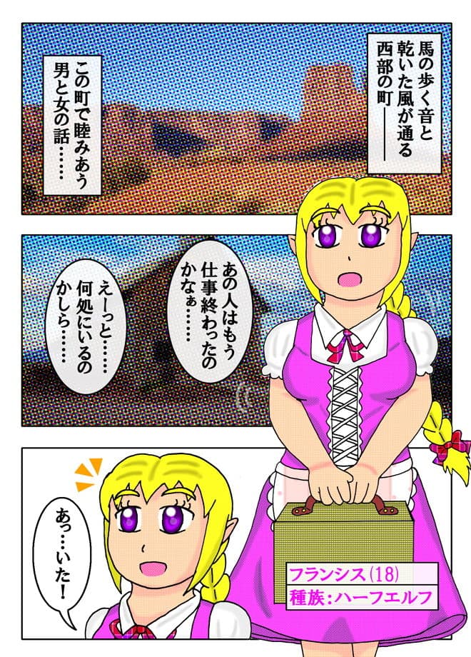 西部の夜の宴II サンプル 1