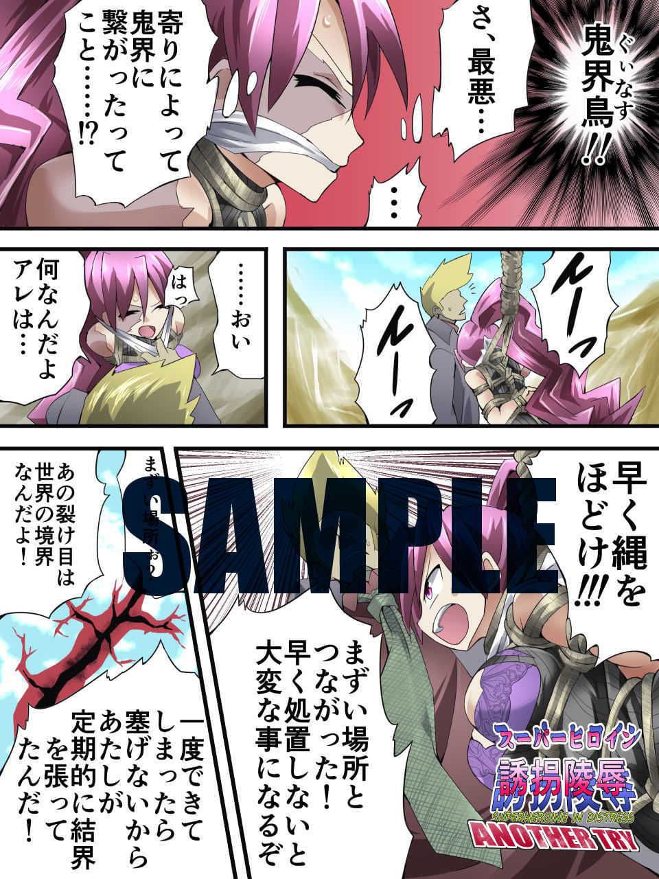 スーパーヒロイン誘拐陵● ANOTHER TRY 04 〜漿果狩り〜 サンプル 2