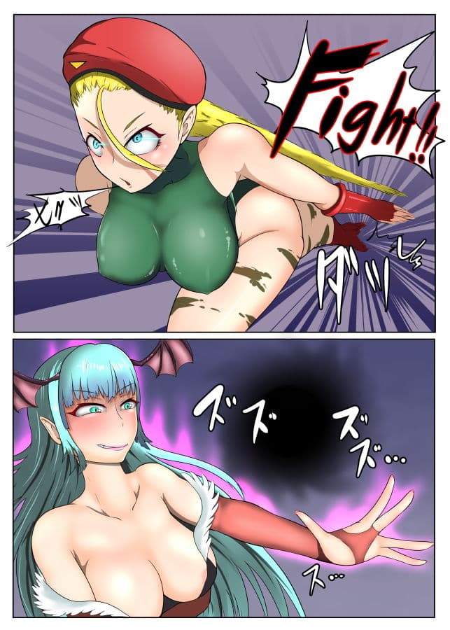 ふたなりモリガンのくすぐりレ●プ戦法VSキャミィ編 サンプル 2