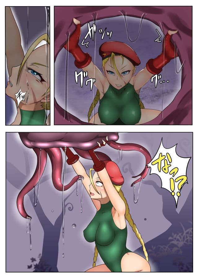 ふたなりモリガンのくすぐりレ●プ戦法VSキャミィ編 サンプル 4