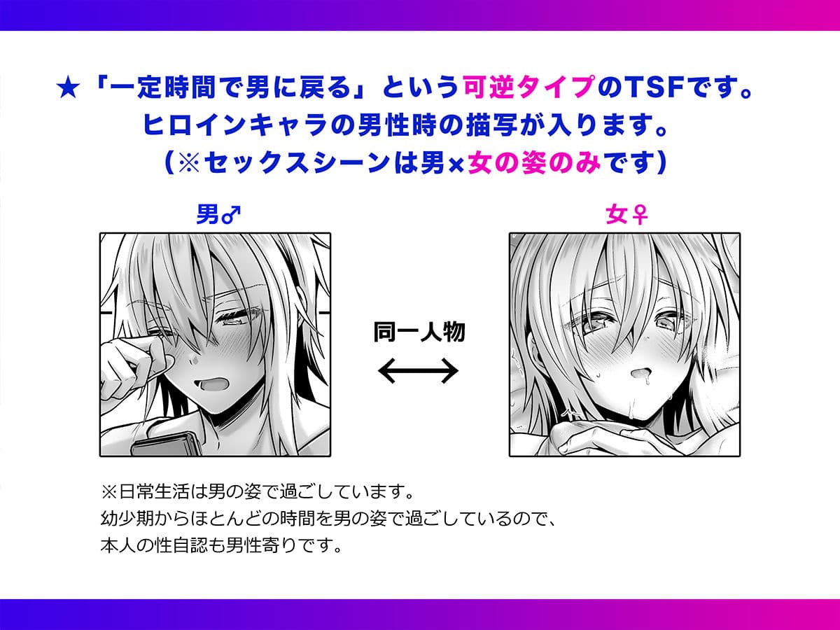 俺の親友はTS（性転換）体質 総集編1 サンプル 6