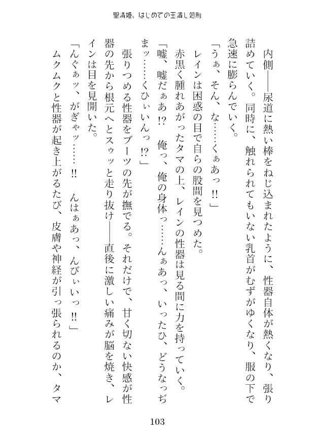 聖清姫、はじめての玉潰し処刑 サンプル 10