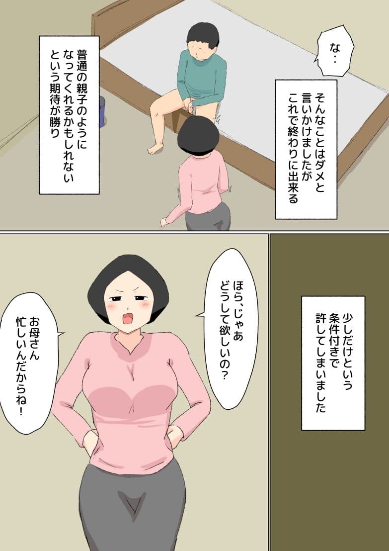 母子相姦 んもう！しょうがない子ね・・・ サンプル 10