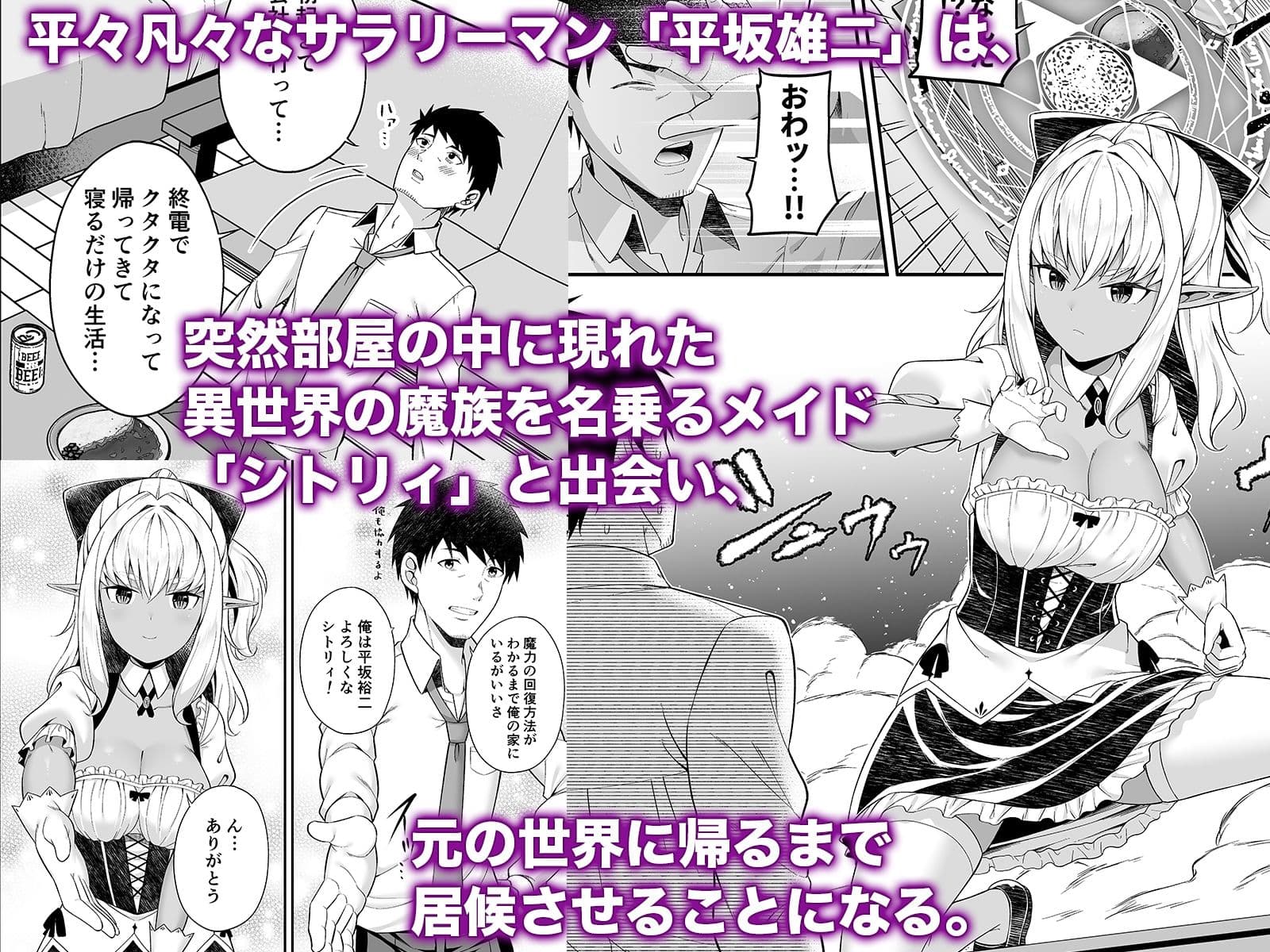 異世界メイドと1Rの主 サンプル 1