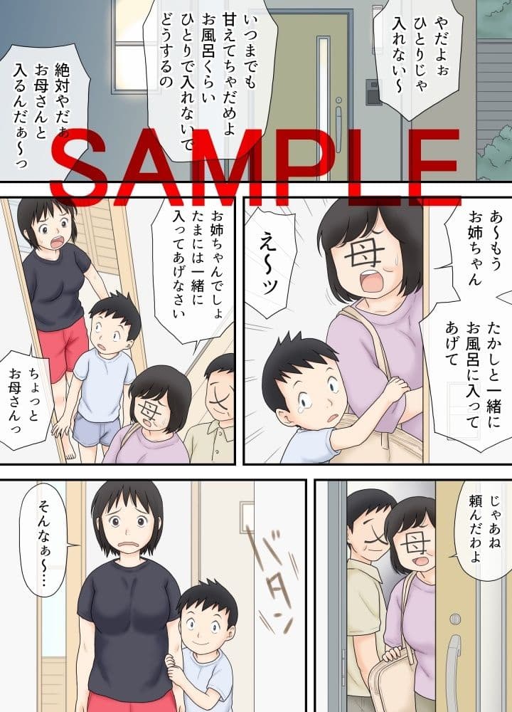 私が少し年の離れた弟と つながってしまった夜の事。 サンプル 1