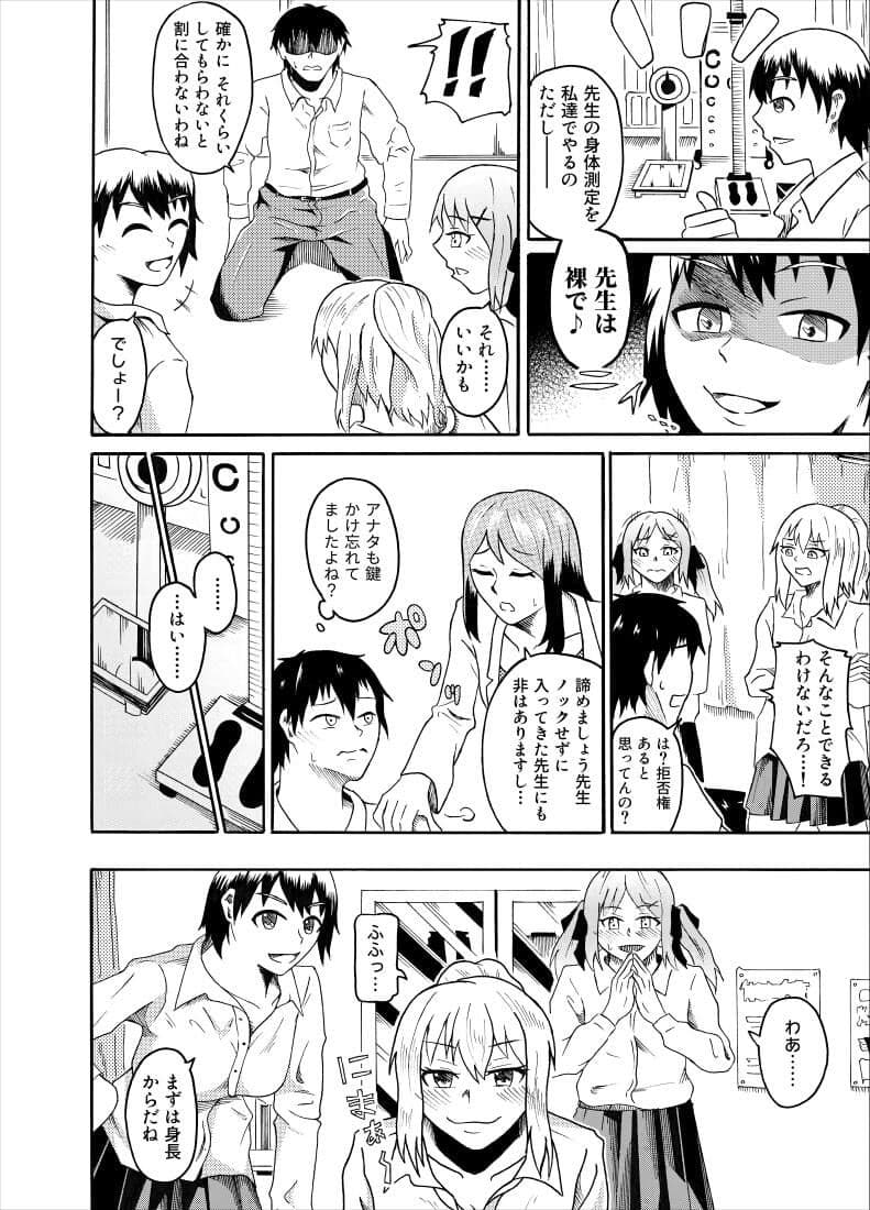 屈辱の’逆’身体測定 サンプル 4