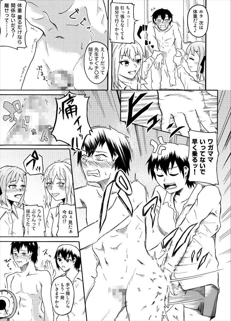 屈辱の’逆’身体測定 サンプル 5