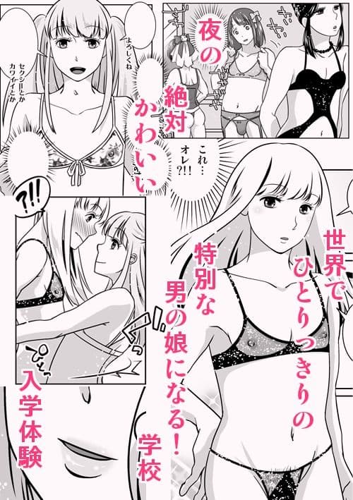 夜の（中略）学校・男の娘養成学校体験入学 サンプル 3