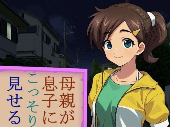 母親が息子にこっそり見せる